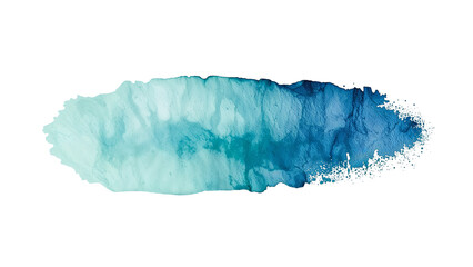 Wall Mural - abstract watercolor brushstroke, gradient effect on isolated background, creative design element