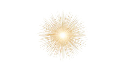 Wall Mural - radiant explosion of light filaments on isolated transparent background, creating ethereal glow
