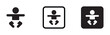 © Habiba Anika - baby changing symbol icon set , vector illustration .