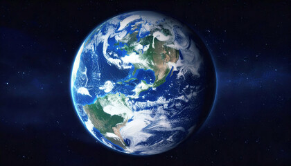 Wall Mural - Earth Planet Space View.