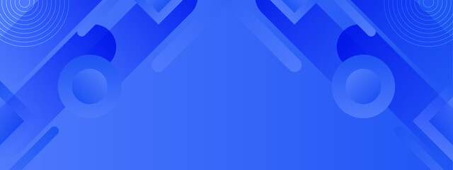 Wall Mural - blue abstract background with geometric shapes suitable for modern design projects, web backgrounds,