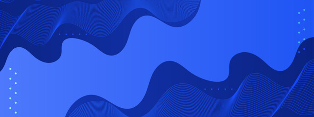 Wall Mural - abstract blue wavy design with lines suitable for background, web design, or digital art projects. i