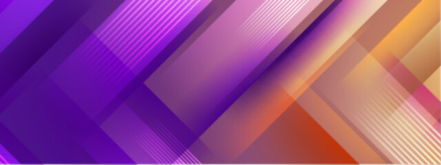 Wall Mural - abstract purple and orange geometric shapes suitable for vibrant designs, modern backgrounds, digita