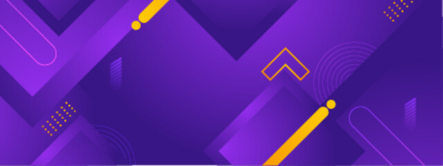 Wall Mural - abstract purple and yellow geometric design perfect for modern backgrounds, packaging, web graphics,
