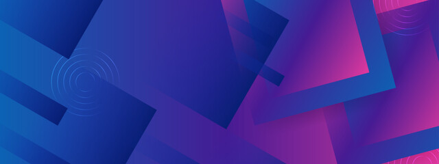 Wall Mural - overlapping blue and purple geometric shapes suitable for background, design projects, web graphics,