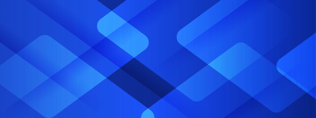 Wall Mural - abstract blue background with overlapping shapes. suitable for presentations, website designs, broch