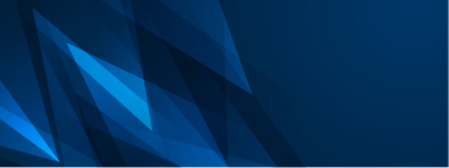 Wall Mural - abstract blue overlapping triangles create a dynamic pattern suitable for backgrounds, banners, post