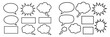 © Mark - Creative design of speech bubbles and thought clouds for comic strip or graphic novel layout