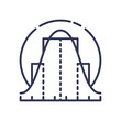 © VectorMine - Icon of a normal distribution curve over a histogram, symbolizing Bayesian learning. It represents updating prior beliefs with data to form a posterior probability distribution.