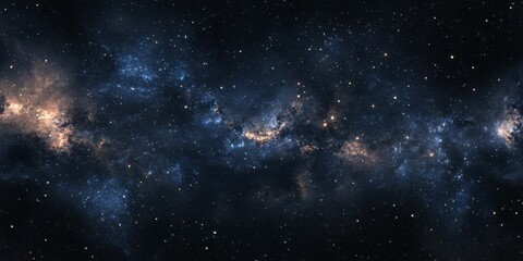 Wall Mural - Vast expanse of space with numerous stars and nebulae.