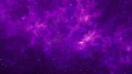 abstract star space scene with purple and black colors seamless looping motion background