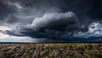 Wall Mural - storm clouds dramatic with black clouds and moody sky motion dark sky before rainy