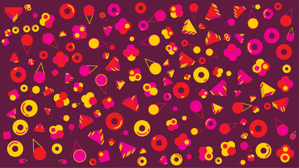 Wall Mural - Colorful abstract geometric pattern design. Vector for abstract background, presentation, website, and creative poster.