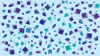 Wall Mural - Geometric abstract pattern of shapes. Vector for abstract background, presentation, website, and creative poster.