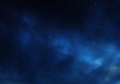 © vasyl pshyk - Vast expanse of space unveils a mesmerizing blue night sky filled with twinkling stars and vibrant nebulae