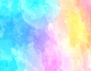 Wall Mural - soft pastel watercolor background. abstract colorful ink texture art. light gradient pastel watercol