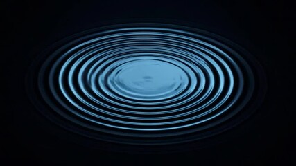Wall Mural - Hypnotic Rings: Captivating Visuals of Concentric Circles in a Mesmerizing Array for Digital Art