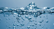 © Inshallah Success - A close up shot of water with bubbles floating near the surface of the liquid substance shown well