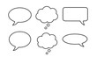 © Music_A - A collection of vector cloud speech bubbles, talk bubbles, and speech bubble sets