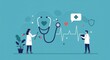 © Etka - Medical Diagnosis and Cardiology Concept - Healthcare Illustration