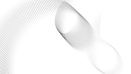 Wall Mural - minimal halftone dot wave pattern abstract background for website backgrounds, modern posters, busin
