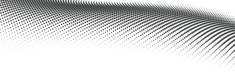 Wall Mural - minimal halftone dot wave pattern abstract background for website backgrounds, modern posters, busin
