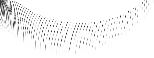 Wall Mural - minimal halftone dot wave pattern abstract background for website backgrounds, modern posters, busin