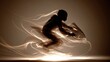 © Sarqiah - Silhouette racer motorcycle speed motion background