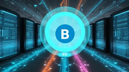 blue binary code