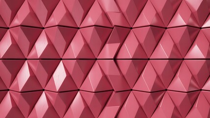 Canvas Print - geometric pink faceted surface texture image