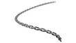 © Resource Boy - Silver chain link on transparent background shines creating a stylish and modern jewelry accessory element for various designs.