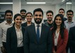 © JARVIS X - Diverse Team of Professionals Smiling in Office - Business Success, Corporate, Collaboration.