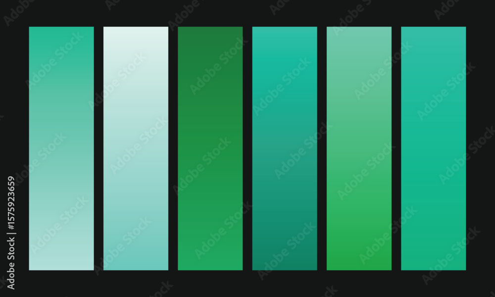 Java Green Colour Gradient Green Gradient Backgrounds and Color Palette Collection. Green color ...