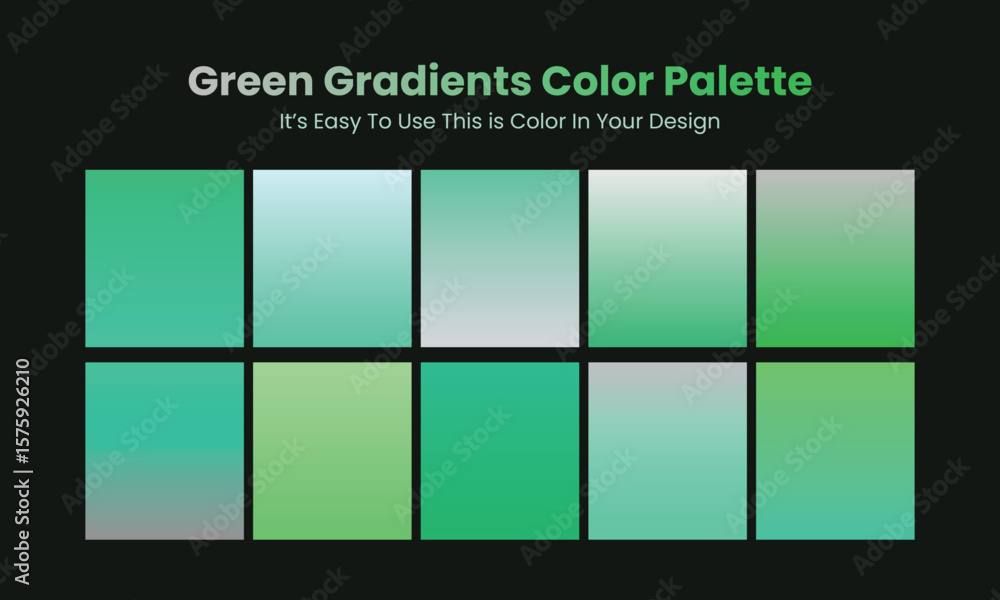 Java Green Colour Gradient Green Gradient Backgrounds and Color Palette Collection. Green color ...