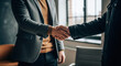 © Svitlana - Partnership, teamwork and shaking hands for agreement, consulting or introduction in meeting