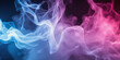 © panophotograph - Abstract Pink and Blue Smoke Wisps of pink and blue smoke intertwine and diffuse, creating an abstract, ethereal composition