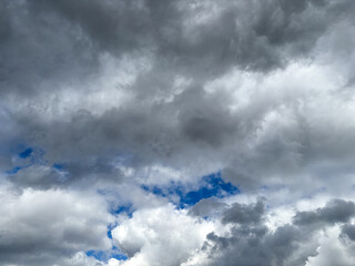 Wall Mural - layer of clouds on the sky.