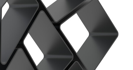 Wall Mural - mosaic triangular low poly style abstract geometric background