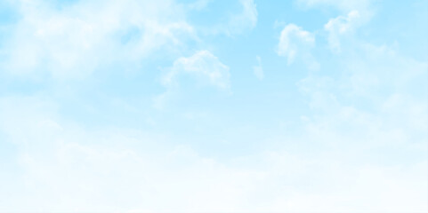 Wall Mural - Blue sky with cloud. Abstract white cloud and clear blue sky in sunny day texture background