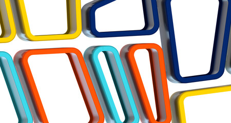 Wall Mural - color blend rainbow trendy low poly bg design