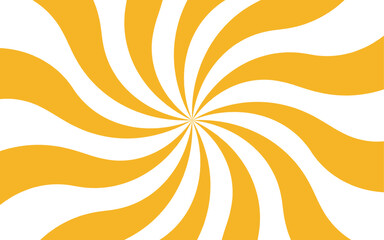 Canvas Print - abstract yellow and white radial sunburst background. central point, forming a dynamic, energetic vi