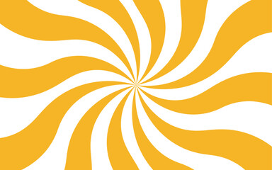 Canvas Print - abstract yellow and white radial sunburst background. central point, forming a dynamic, energetic vi