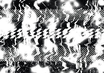 Wall Mural - grunge urban background. vector. textured banner . futuristic digital background. grungy effect . ab