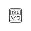 © InvisionFrameStudio - Smart Thermostat icon. Simple Smart Thermostat icon for social media, app and web design. Vector illustration