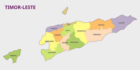  Timor-Leste Map - Political Division