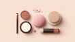 © Santai - Makeup products arranged in a stylish layout