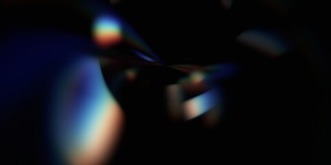 Wall Mural - abstract background with colorful glowing lights, 3d render