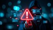 © Stromlab-3 - Cybersecurity Threat: A Digital Warning System Against Online Dangers, Alerting Users to Malware and Phishing Attempts