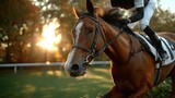 Horse jockey race sport action