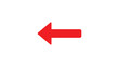 © rizqiono - Red Arrow Left Vector Graphic, EPS Format, Directional Indicator